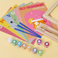 Coffret "Cocktails Colorés" – 6 peintures par numéro