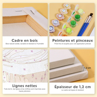 Coffret "L’Italien" – 6 peintures par numéro