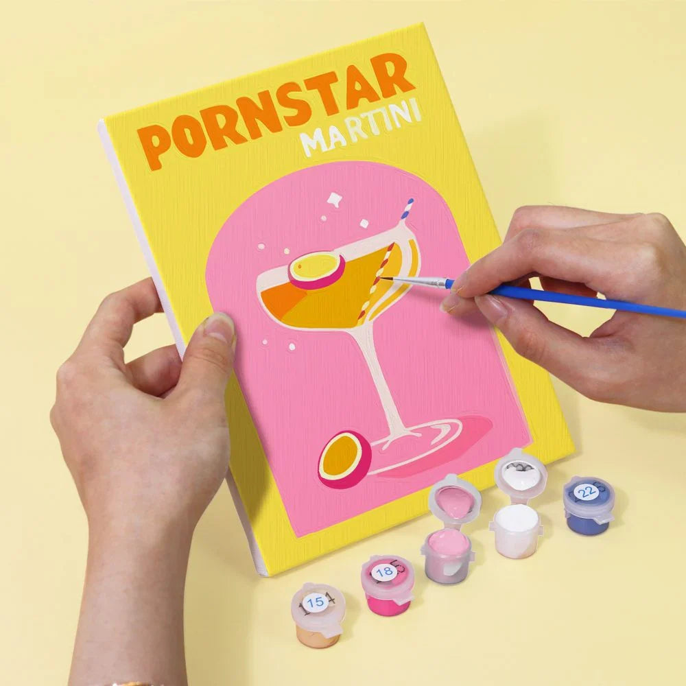 Coffret "Cocktails Colorés" – 6 peintures par numéro