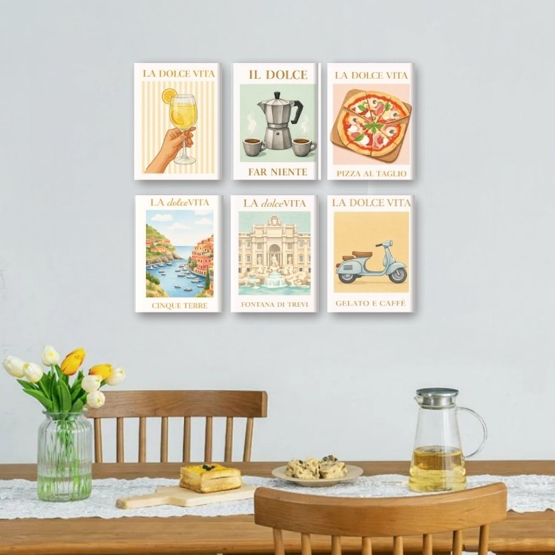 Toile numérotée avant peinture