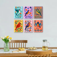 Coffret "Piou-piou" – 6 peintures par numéro