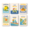 Coffret "Buona Vita" – 6 peintures par numéro