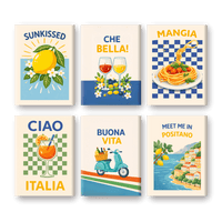 Coffret "Buona Vita" – 6 peintures par numéro