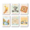 Coffret "Bella Italia" – 6 peintures par numéro