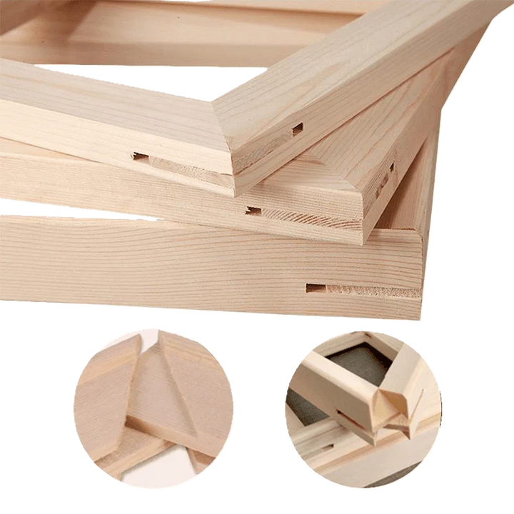 Châssis en bois 15×20 – Kit DIY 6 pièces