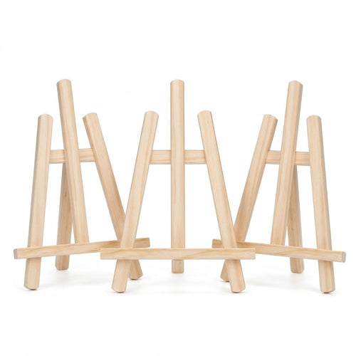 Petit chevalet en bois - Pack de 3
