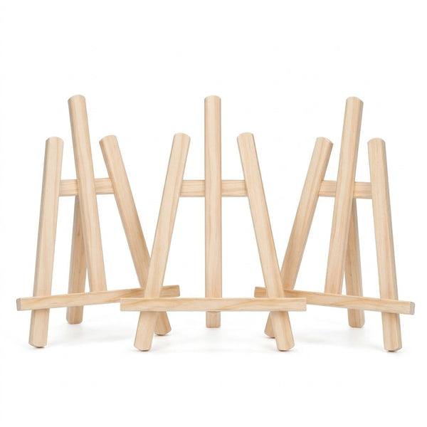 Petit chevalet en bois - Pack de 3