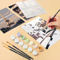 Coffret "Balade à Paris" – 6 peintures par numéro