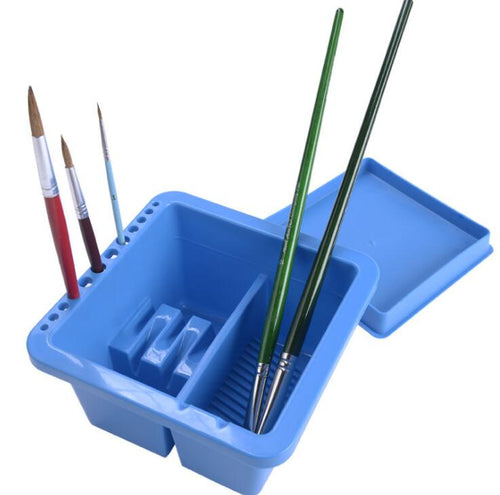 Bac de nettoyage de pinceaux – 3 compartiments