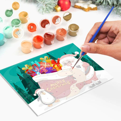 Cartes de Noël à Peindre – Série 1