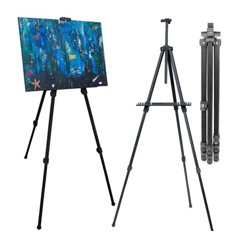 Chevalet pliant en aluminium – Format atelier