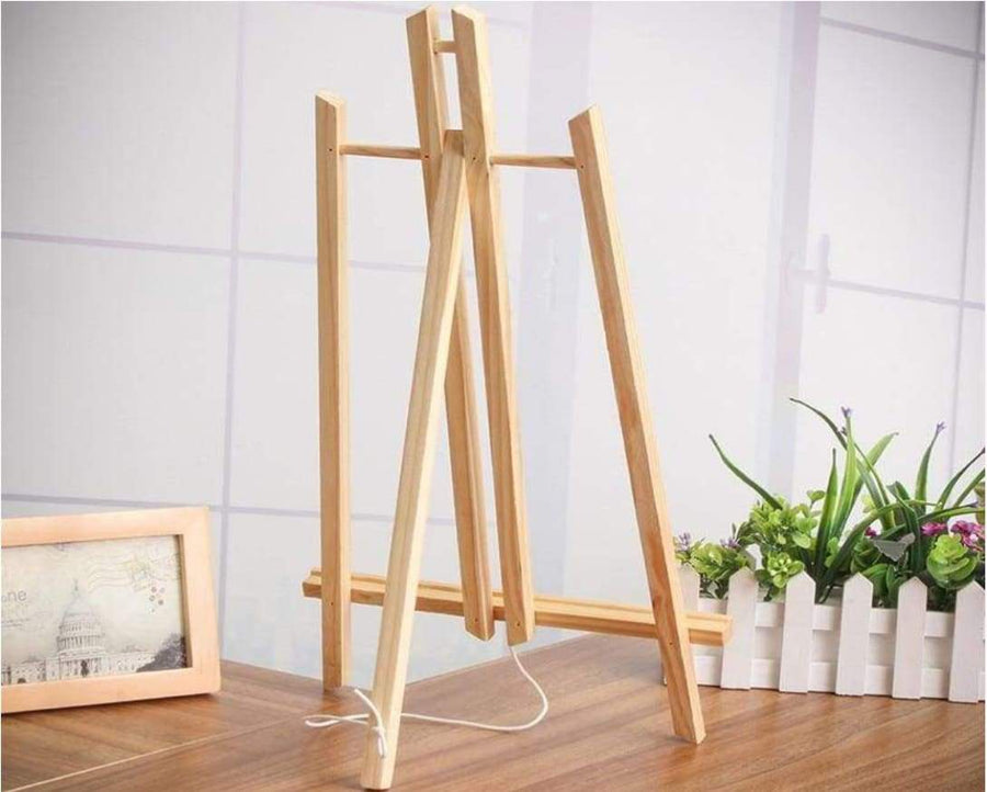 Chevalet de table pliable – Bois 27 × 50 cm