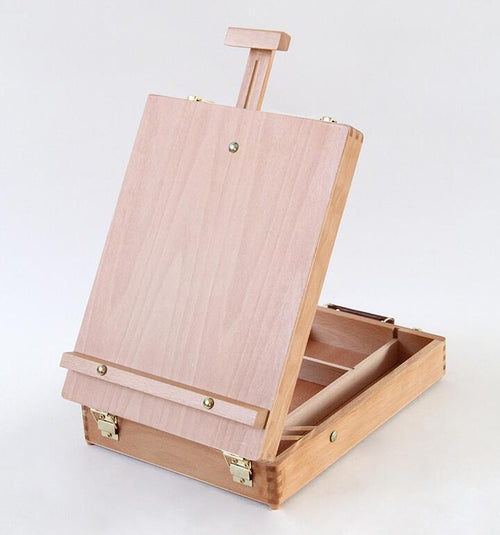 Chevalet de table avec rangement – Bois