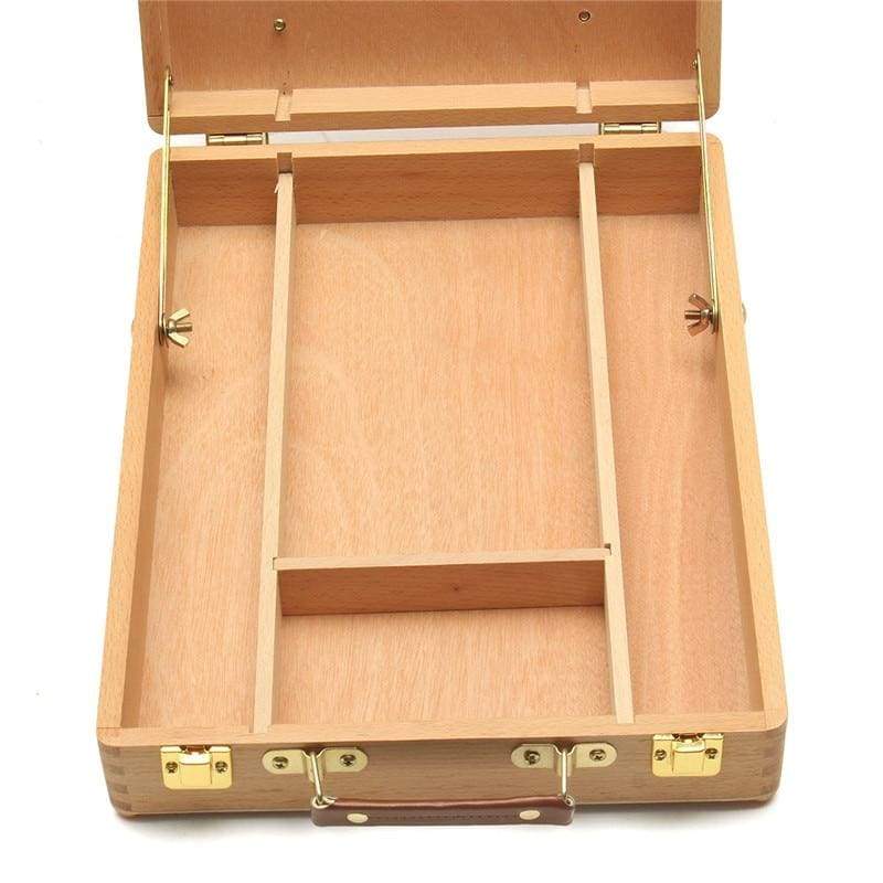 Chevalet de table avec rangement – Bois