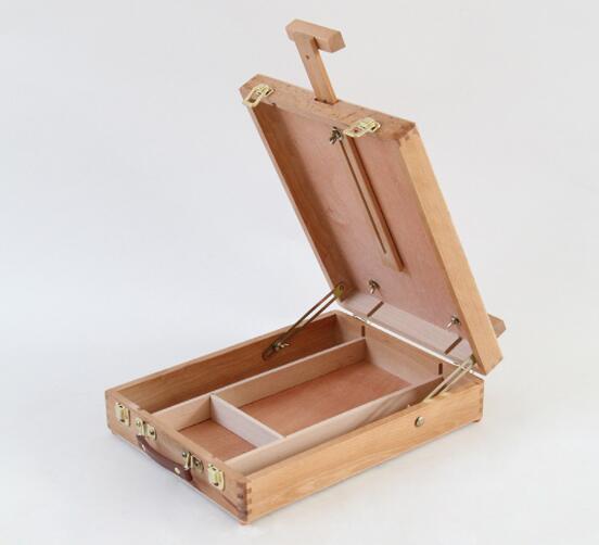 Chevalet de table avec rangement – Bois