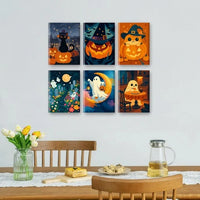 Coffret "Citrouillum Leviosa" – 6 peintures par numéro