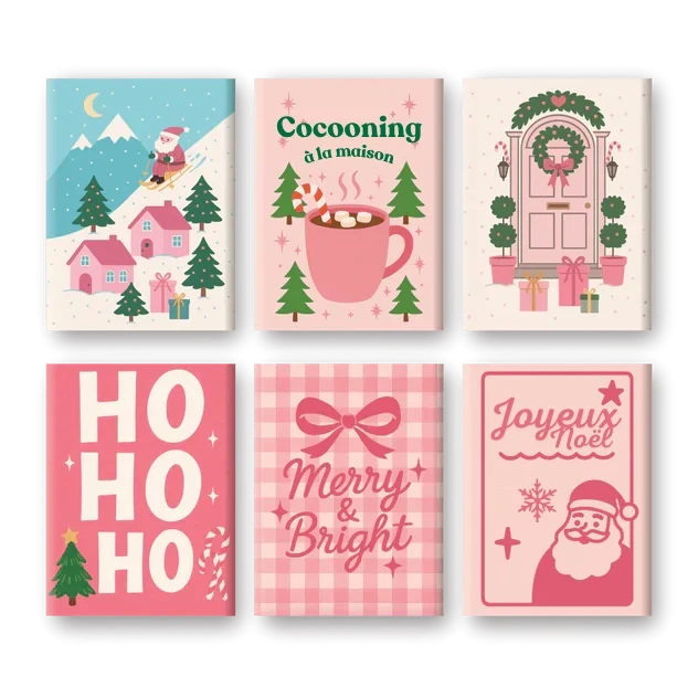 Coffret "Noël Cocooning" – 6 peintures par numéro