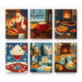 Coffret "Douce soirée d’hiver" – 6 peintures par numéro