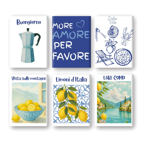 Coffret "Été Italien" – 6 peintures par numéro