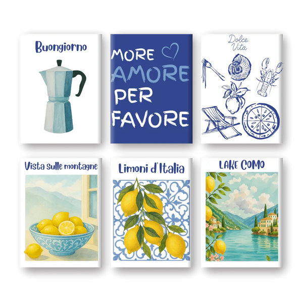 Coffret "Été Italien" – 6 peintures par numéro
