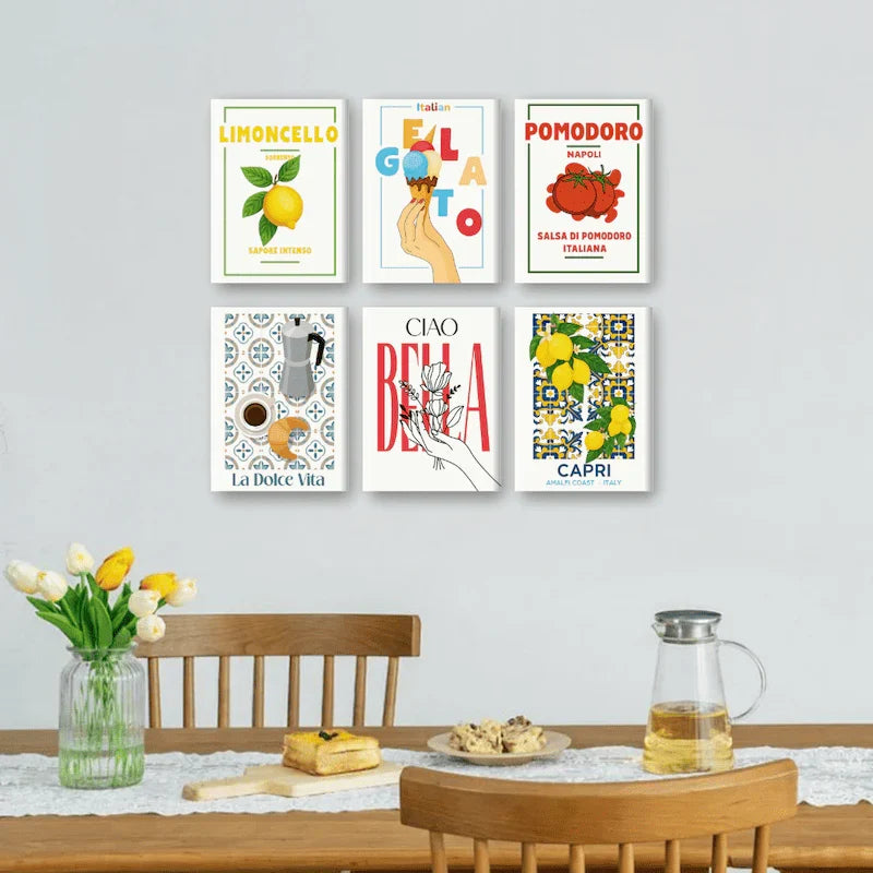 Toile numérotée avant peinture