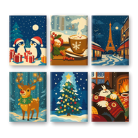 Coffret "Magie de Noël" – 6 peintures par numéro