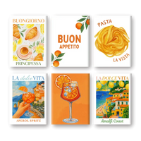Coffret "Douceurs Italiennes" – 6 peintures par numéro