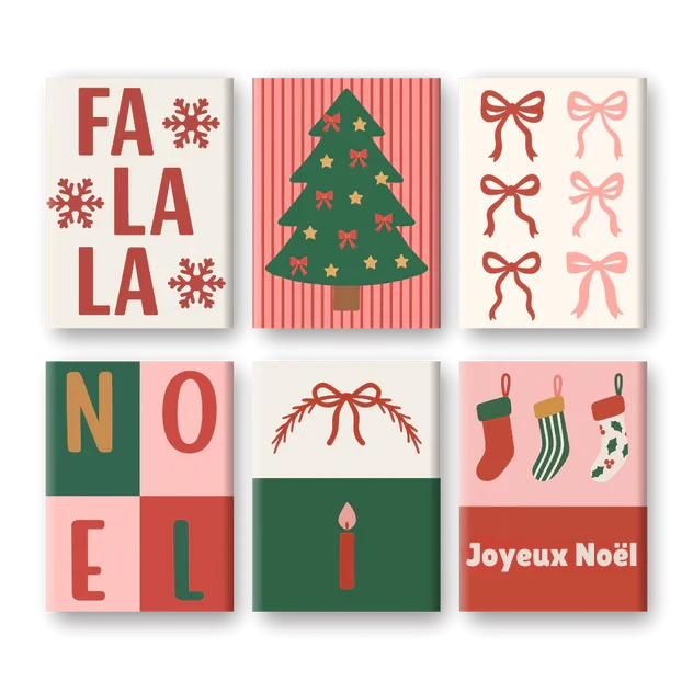 Coffret "Noël" – 6 peintures par numéro