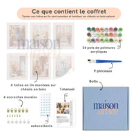 Coffret "Alsace" – 6 peintures par numéro