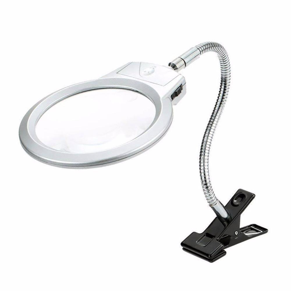 Loupe éclairante LED – Grossissement 5x et 11x