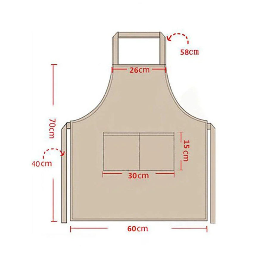 Contenu du coffret Tablier de peinture imperméable