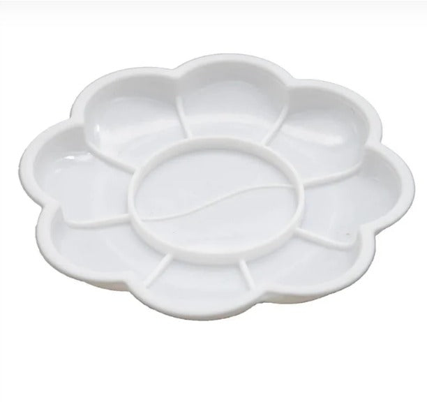 Palette de mélange – Forme fleur terminé