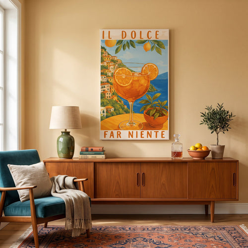 Aperol en Italie | Peinture par numéro 30×40 cm