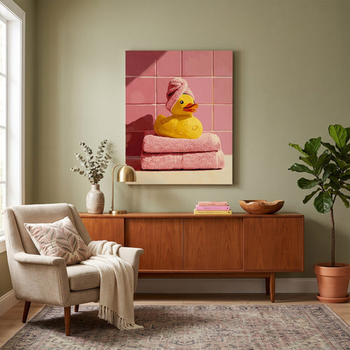 Canard au Spa | Peinture par numéro 30×40 cm