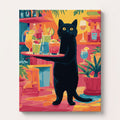 Chat Barman | Peinture par numéro 30×40 cm