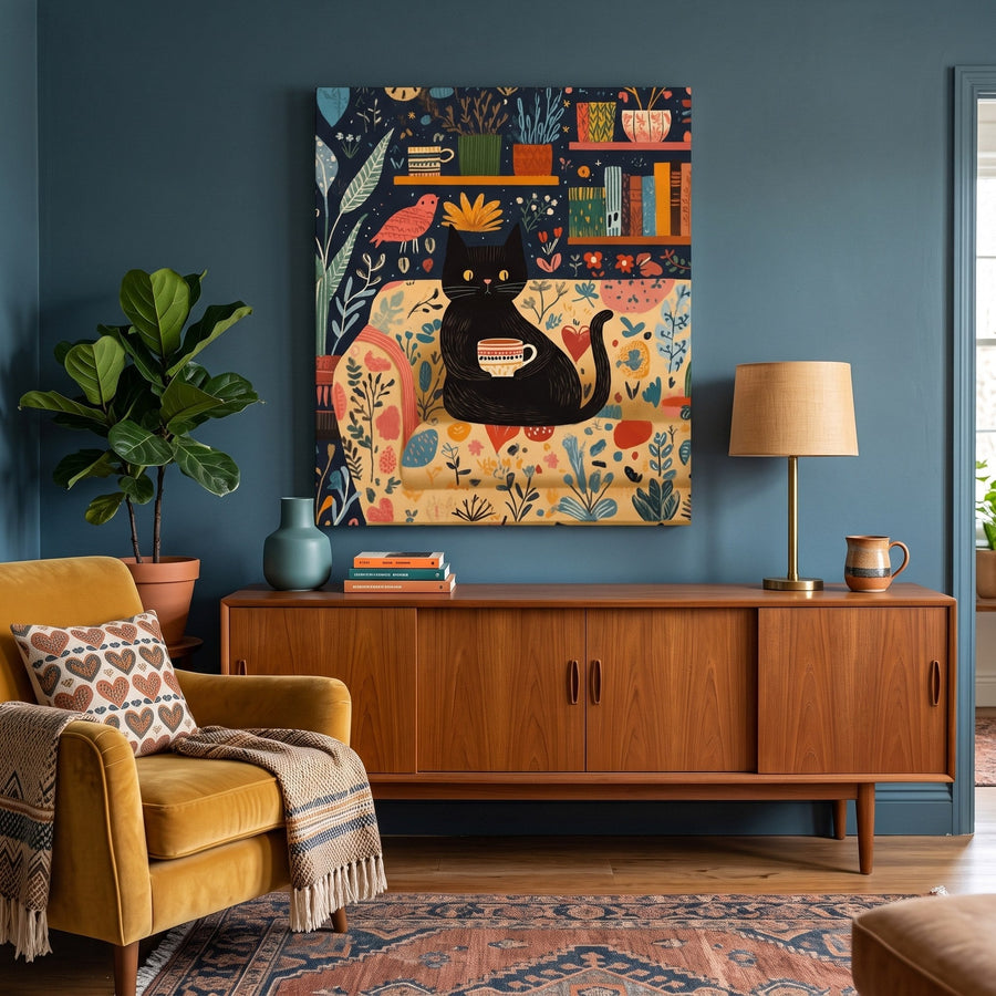 Toile numérotée avant peinture