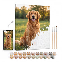 Votre Chien en Peinture par Numéro Personnalisée