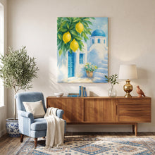 Citrons de Santorin | Peinture par numéro 30×40 cm