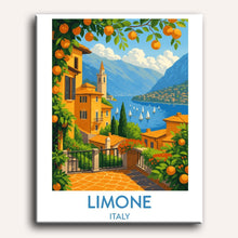 Citrons Dolce Vita | Peinture par numéro 30×40 cm