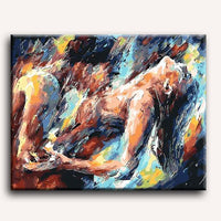 Deux Amoureux | Peinture par numéro 30×40 cm