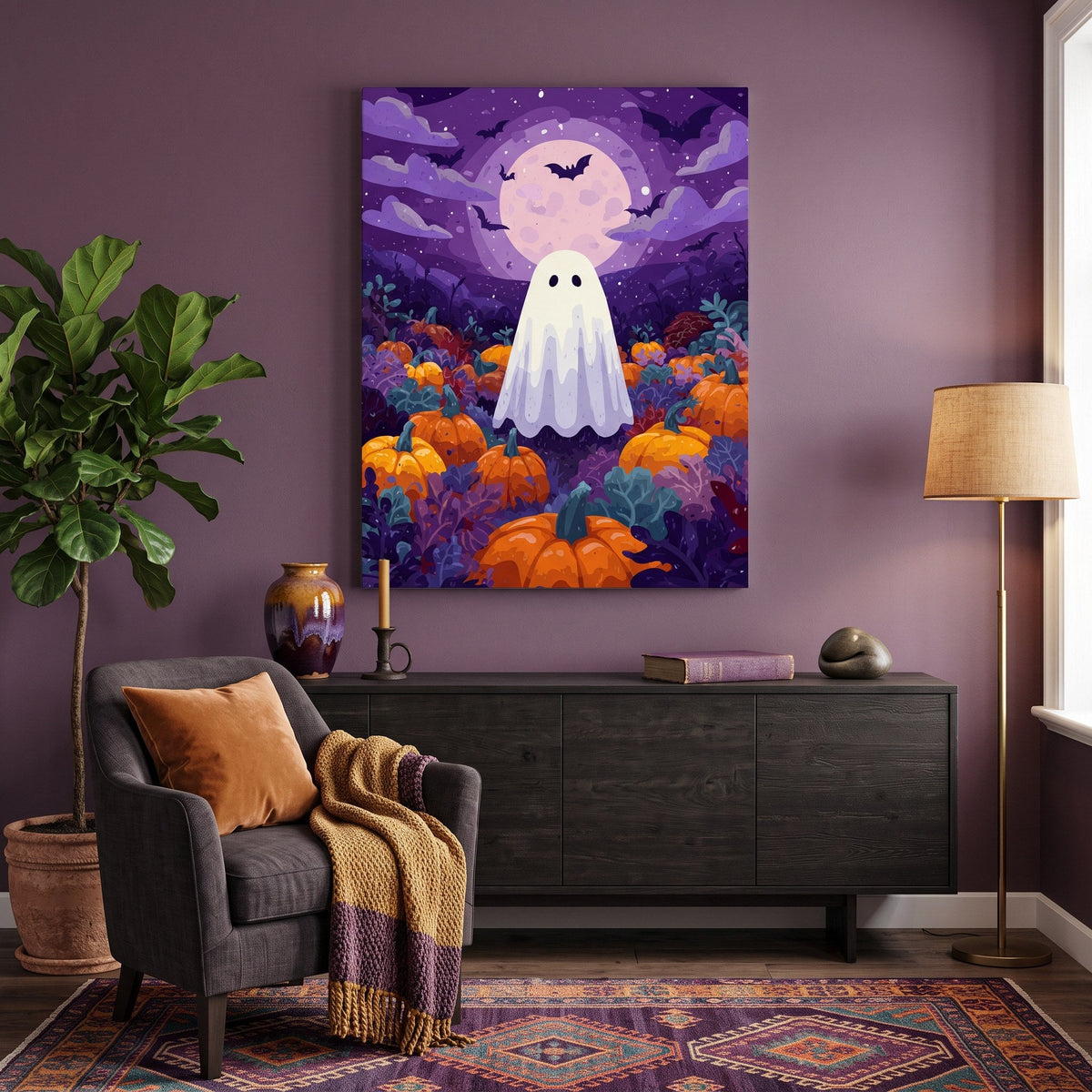 Fantôme Minuit | Peinture par numéro 30×40 cm
