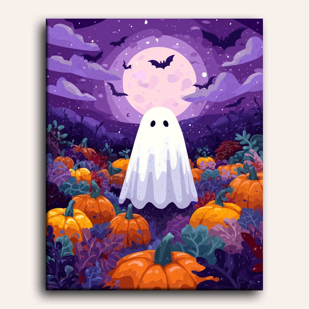 Fantôme Minuit | Peinture par numéro 30×40 cm