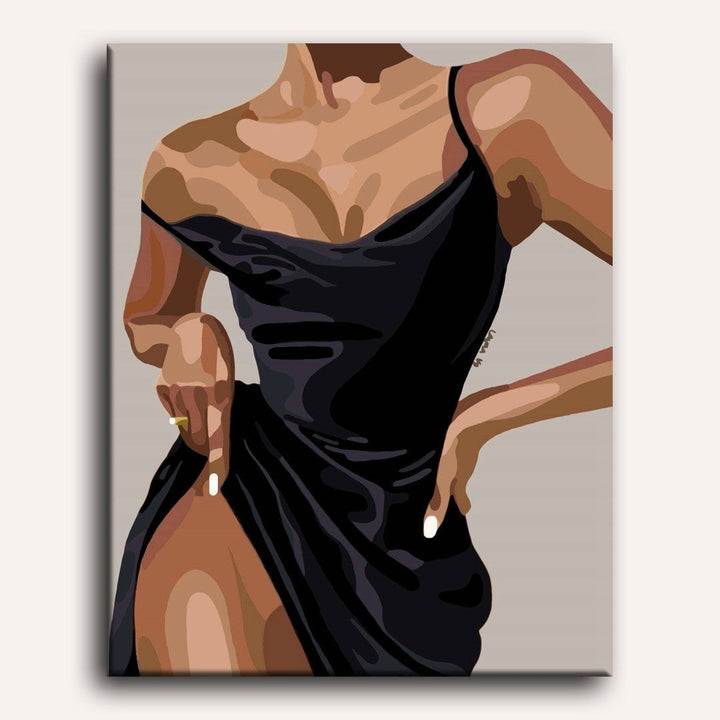 Femme Élégante | Peinture par numéro 30×40 cm