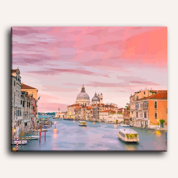 Grand Canal de Venise | Peinture par numéro 30×40 cm