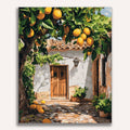 Jardin de citrons | Peinture par numéro 30×40 cm