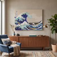 La grande vague de Kanagawa | Peinture par numéro 30×40 cm