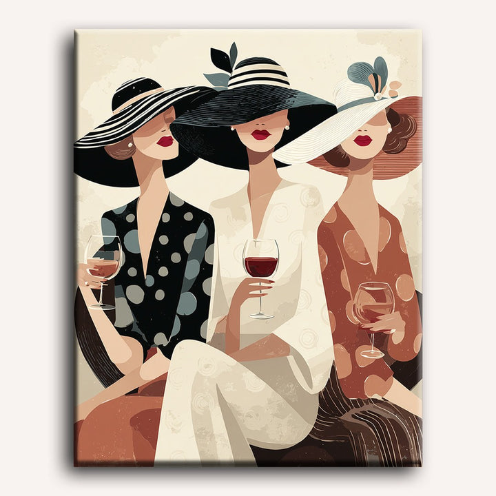 Moment de Vin | Peinture par numéro 30×40 cm