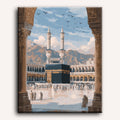 Vers la Kaaba | Peinture par numéro 30×40 cm